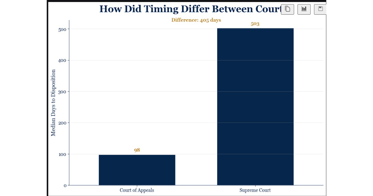 Figure 17. How did timing differ by court?